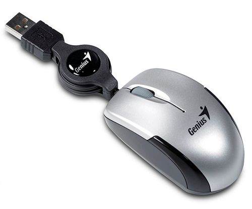 Mouse Genius Micro Traveler USB Blanco