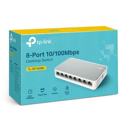 Switch TP-Link TL-SF1008D 8 Puertos