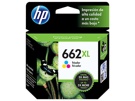Cartucho HP 662 XL Color