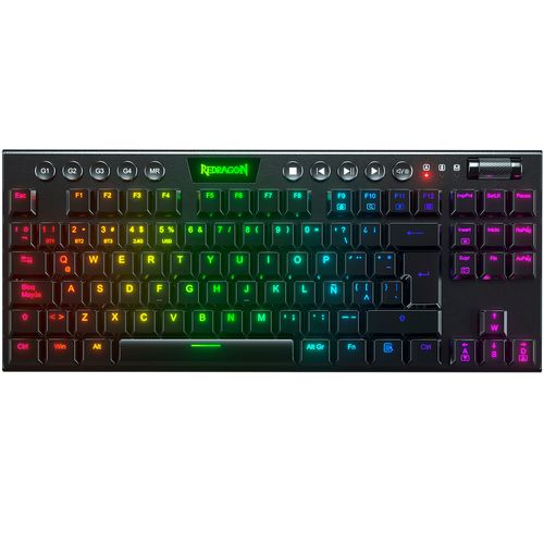 Teclado Redragon Horus K621 TKL Mecánico Inalámbrico Negro