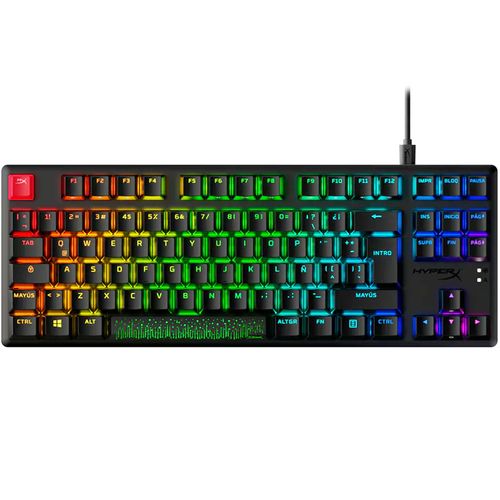 Teclado HyperX Alloy Origins Core PBT Merco RGB HX Red