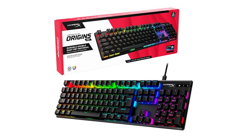Teclado HyperX Alloy Origins PBT Merco RGB HX Blue