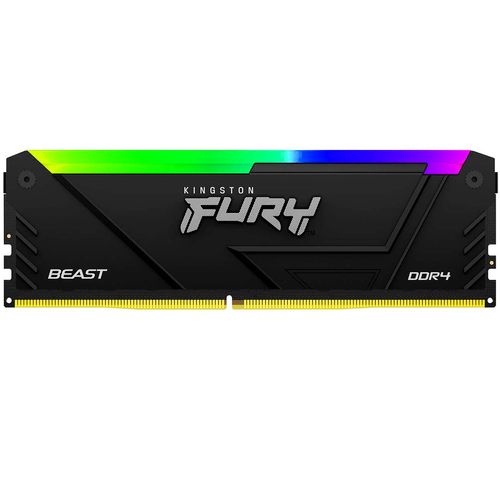 Memoria RAM 8GB DDR4 3600MHz Kingston Fury Beast RGB