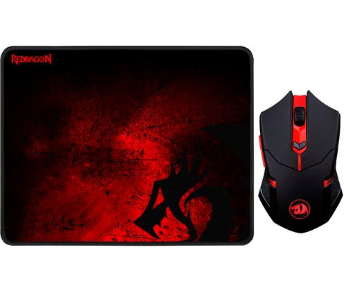 Kit Redragon M601WL-BA Mouse y Mousepad Wireless