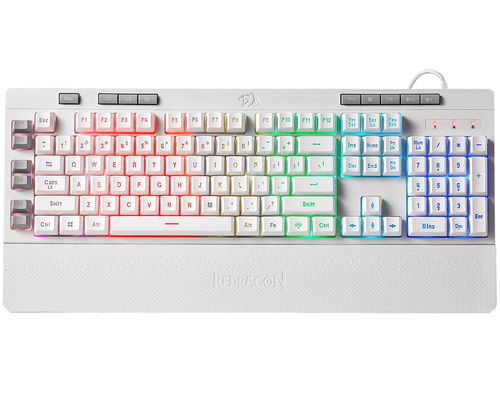 Teclado Redragon Shiva K512 Mecánico RGB White