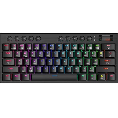 Teclado Redragon Horus Mini Pro K632 Mecánico Inalámbrico RGB Black