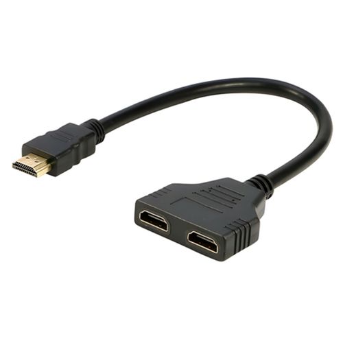 Adaptador HDMI M a 2 HDMI H