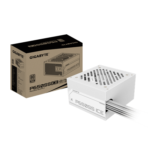 Fuente Gigabyte 650W P650SS 80 Plus Silver White