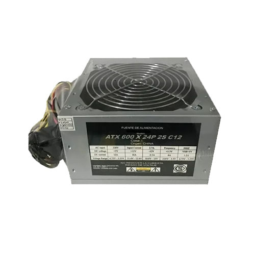 Fuente Aconcawa 600W ATX
