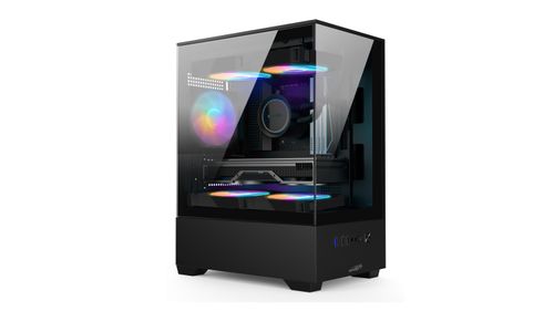 Gabinete Sentey 6110-SF H11 5F FRGB Black