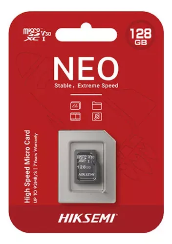 Memoria microSD 128GB Hiksemi Neo con adaptador