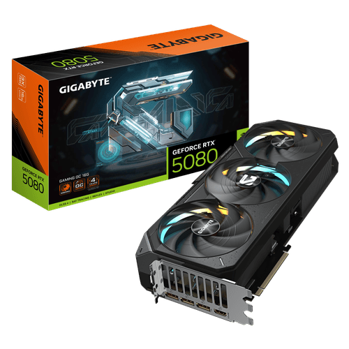 PLACA DE VIDEO GIGABYTE RTX 5080 GAMING OC 16G
