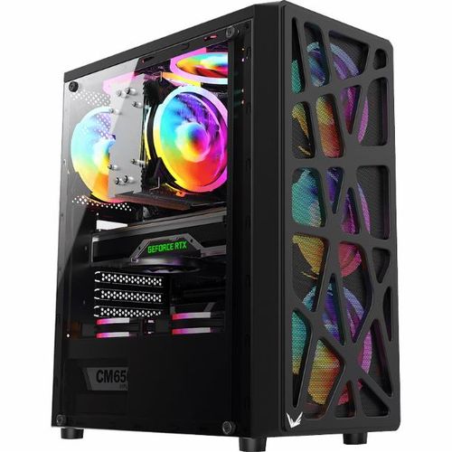 Gabinete Formula V Mana 4F FRGB Black