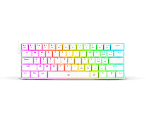 Teclado Redragon Dragonborn K630 Mecánico RGB White