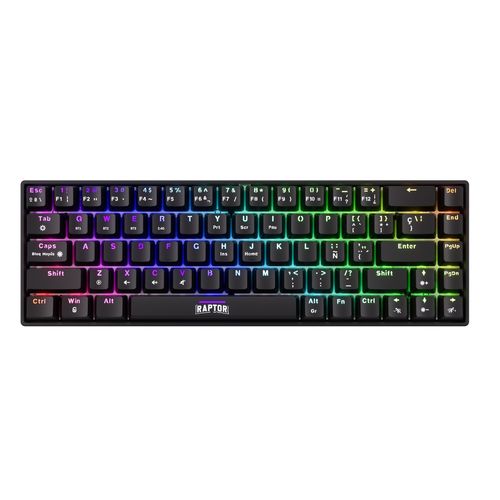 Teclado Raptor Fireclaw M68 Mecánico Wireless