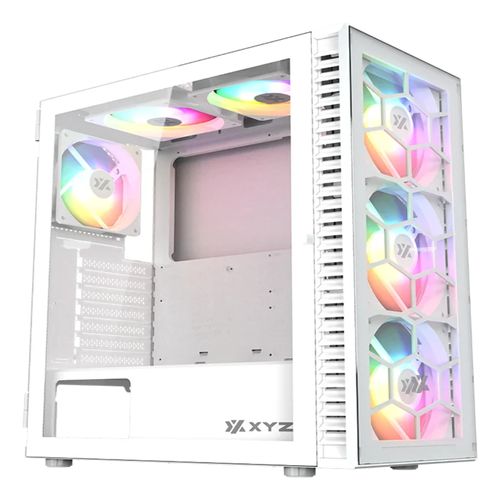 Gabinete XYZ Airone 100 MESH 3X140MM ARGB White