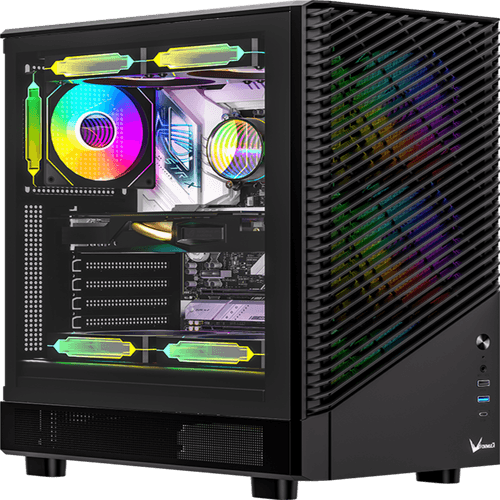 Gabinete Formula V Line Mana Geometry Black