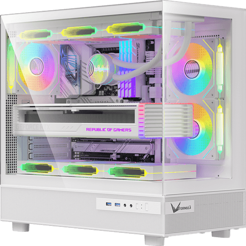 Gabinete Formula V Crystal Z8 FLOE White