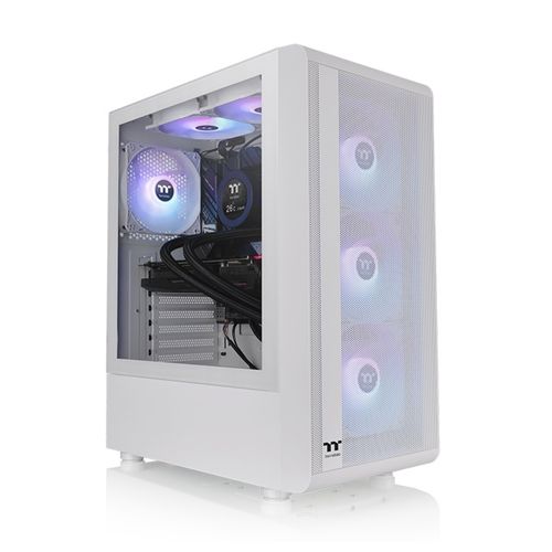 Gabinete Thermaltake S200 TG ARGB C/FAN Snow White