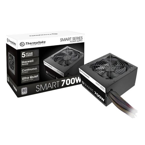 Fuente Thermaltake 700W Smart 80 + White
