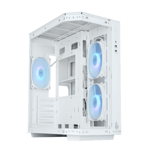 Gabinete Evolabs Primacy EVO-300MW C/FAN White