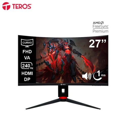 Monitor Teros TE-2764G 27" FHD 240Hz VA Curvo