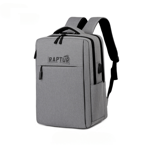 Mochila Notebook Raptor USB Gris