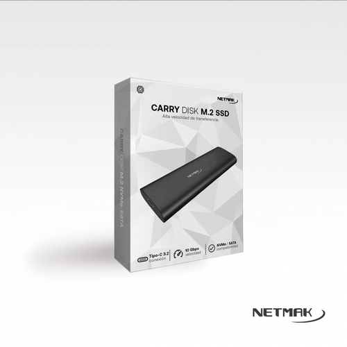Carry Disk Netmak CASE7 M.2 NVMe/NGFF USB 3.2 USB-C