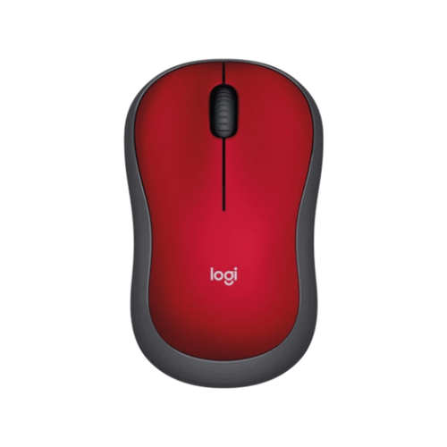 Mouse Logitech M185 Inalámbrico Rojo