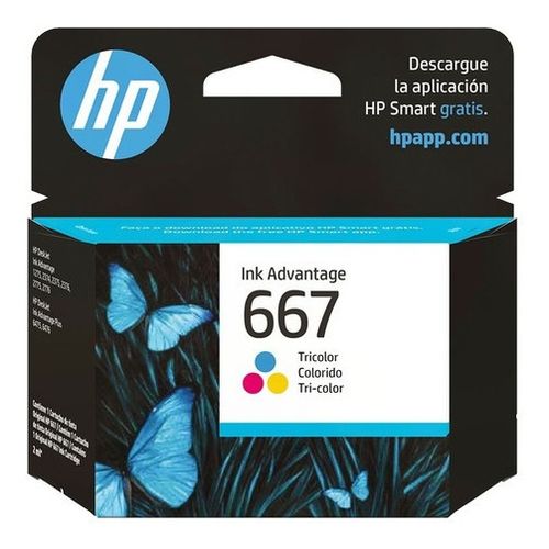 Cartucho HP 667 3YM78AL Color
