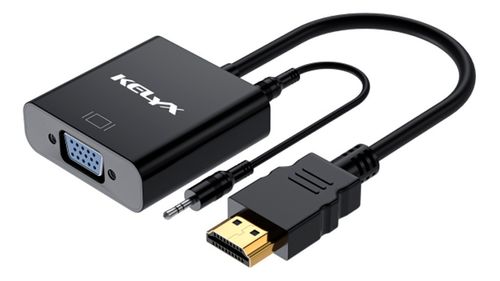 Adaptador Kelyx KL-CBL HDTV VGA HDMI a VGA con audio