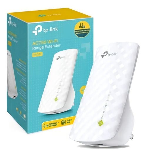 Repetidor WiFi TP-Link RE200 AC750 Dual Band Blanco