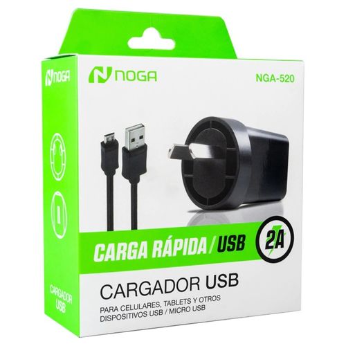 Cargador Celular Noga USB 2A