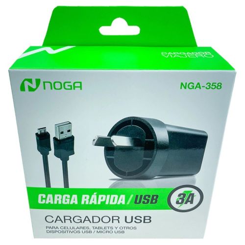 Cargador Celular Noga USB 3A