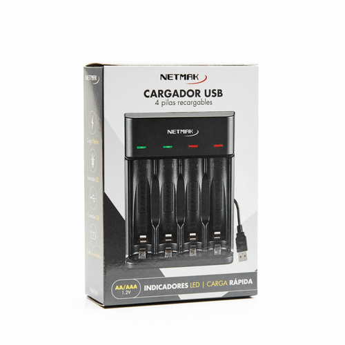 Cargador Pilas NM-CH4 AA/AAA