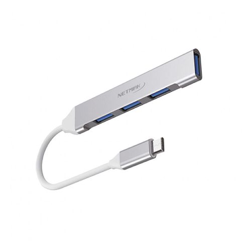 Hub Tipo C a 3 puertos USB 2.0 + 1 USB 3.0 NM-AC09