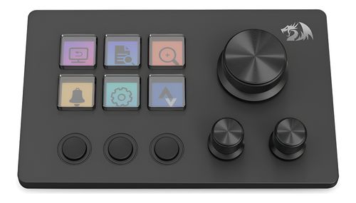 Stream Deck Redragon Skyrider SS-551 con 6 Botones LCD y 3 Diales