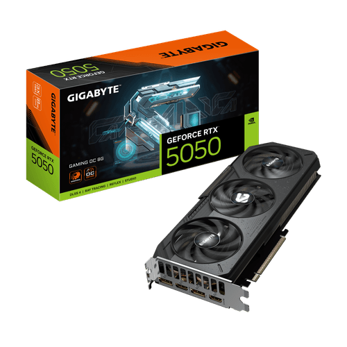 PLACA DE VIDEO GIGABYTE RTX 5050 GAMING OC 8GB