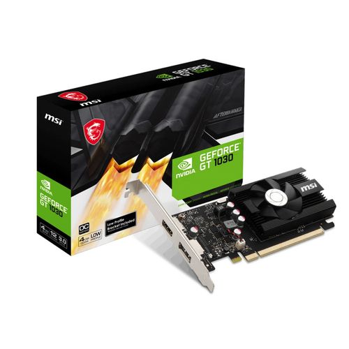 Placa de video MSI GeForce GT 1030 LP OC 4GB
