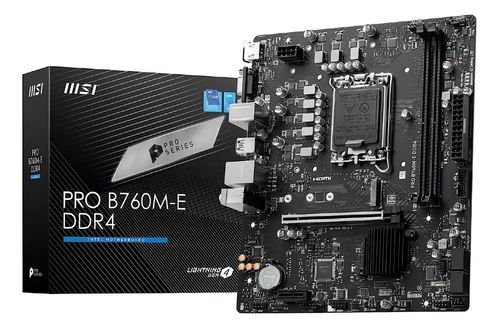 Motherboard MSI PRO B760M-E DDR4 LGA1700