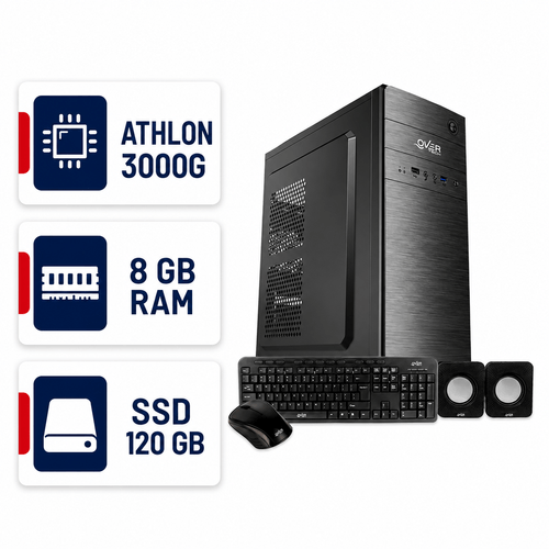 PC Armada AMD Athlon 3000G SSD 120GB 8GB RAM