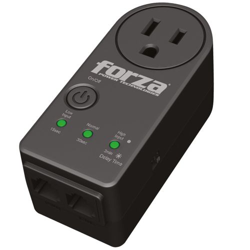 Protector de voltaje Forza FVP-1202 900J 1800W Negro