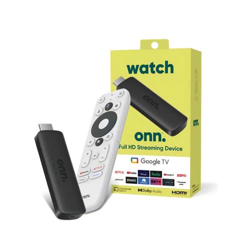 Stick Onn Google TV Watch HD con remoto sin fuente