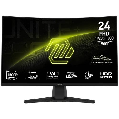 Monitor MSI Mag 242C 24" 180Hz Curvo