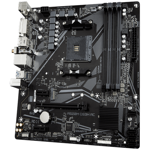Motherboard Gigabyte A520M DS3H AC DDR4 AM4