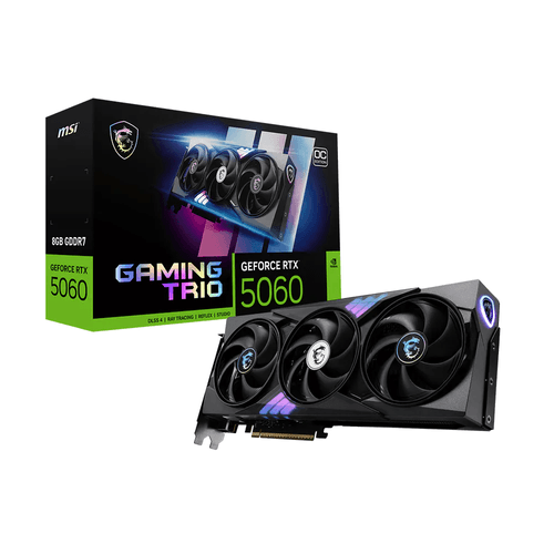 Placa de video MSI GeForce RTX 5060 Gaming Trio OC 8GB