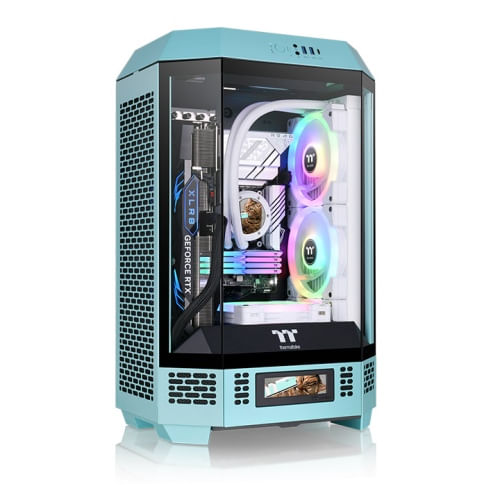 Gabinete Thermaltake The Tower 300 MT Turquoise