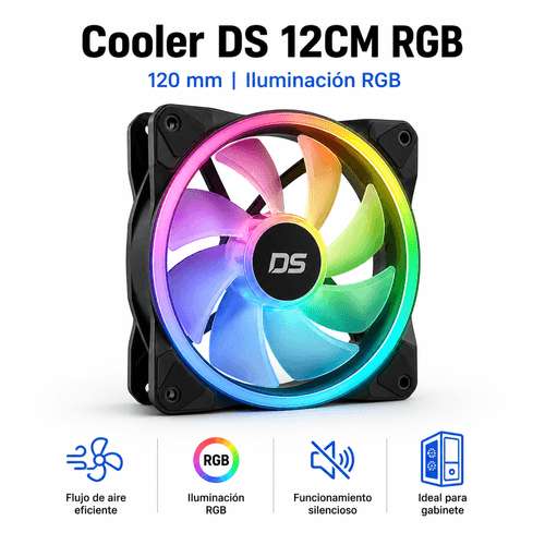 Cooler Gabinete DS 120mm RGB