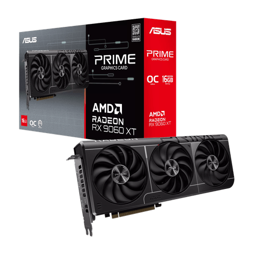 Placa de video ASUS Prime Radeon RX 9060 XT OC 16GB
