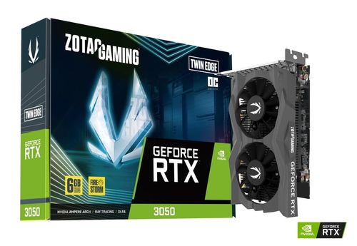 Placa de video Zotac GeForce RTX 3050 Twin Edge OC 6GB